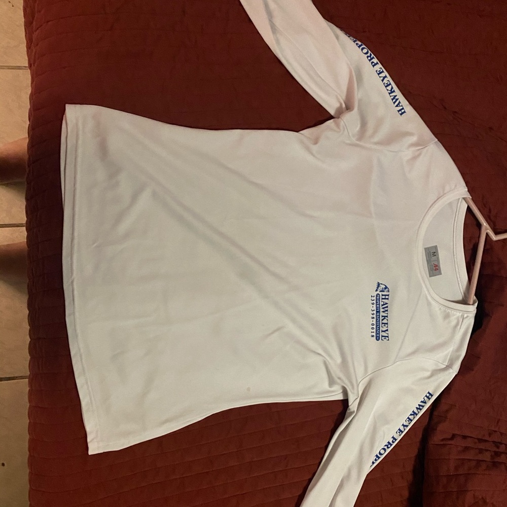 Long sleeve fishing or boating shirt